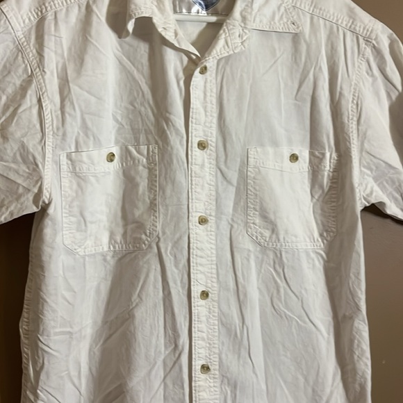 Casual button white shite 90’s cotton. B2 - Picture 2 of 4